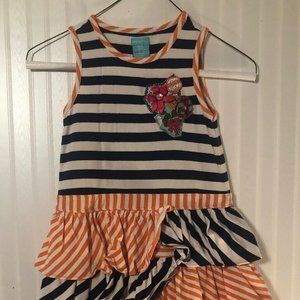 Piper posie Girls Stripped Triple Ruffle Bottom 5